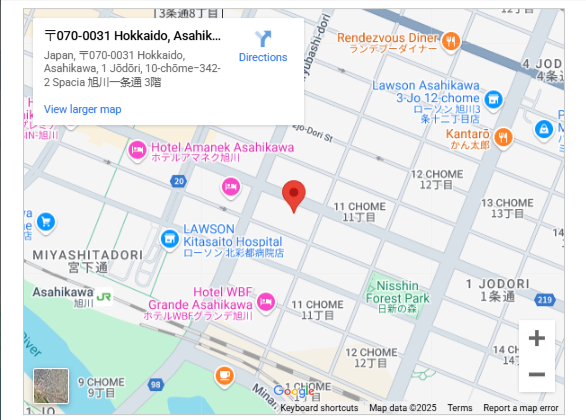 Asahikawa location